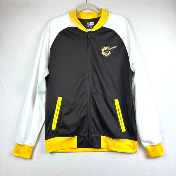 New Era MLB San Diego Padres Zip Bomber Jacket Mens Large Baseball Friar SD